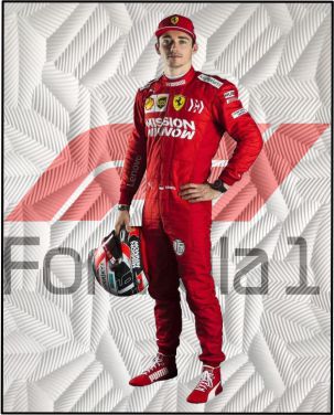 2019 Charles Leclerc Ferrari F1 Race Suit