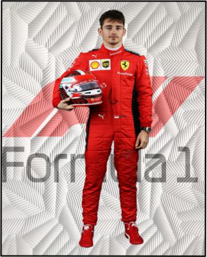 2020 Charles Leclerc Ferrari F1 Race Suit