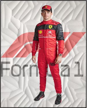 2022 Charles Leclerc Ferrari F1 Race Suit