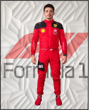 2023 Charles Leclerc Ferrari F1 Race Suit