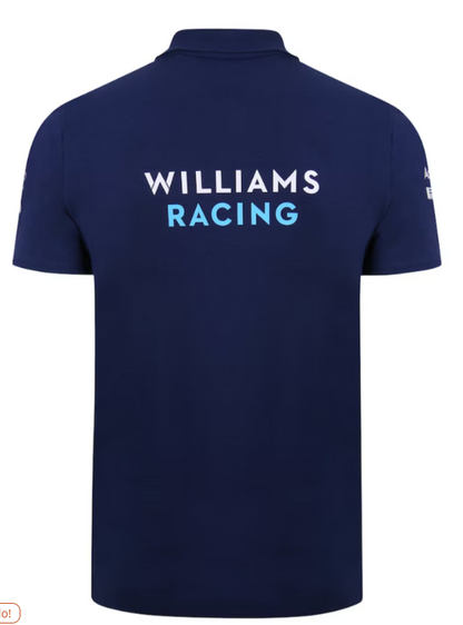 Williams Racing 2021 Team Media Polo Shirt- Navy Blue