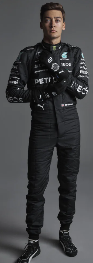 2023 George Russell Petronas Mercedes F1 Race suit