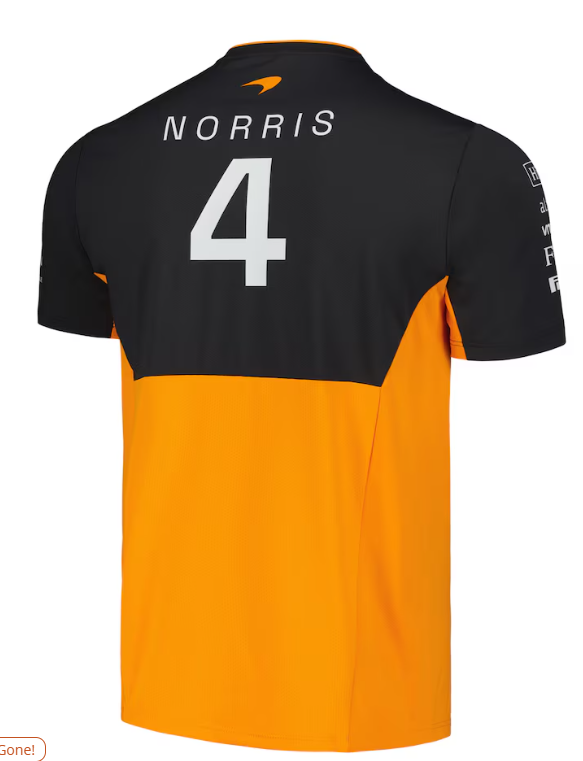 2024 McLaren F1  Lando Norris Orange Team T-Shirt