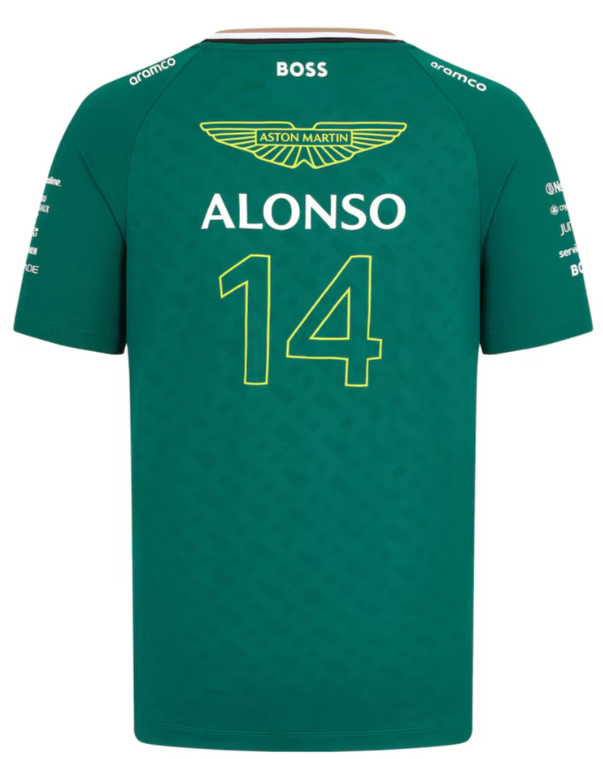 Aston Martin Aramco F1 2024 Fernando Alonso Team Driver T-Shirt