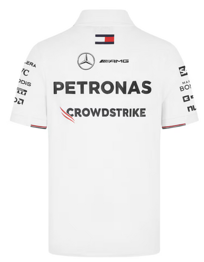 Mercedes AMG Petronas F1 2024 Team Polo - White