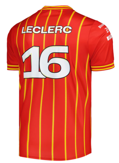 Scuderia Ferrari 2024 Team Charles Leclerc Soccer Jersey