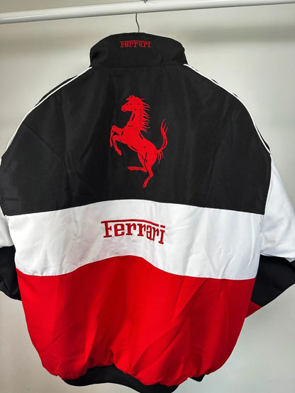 F1 Vintage Ferrari Jacket Red - White - Black