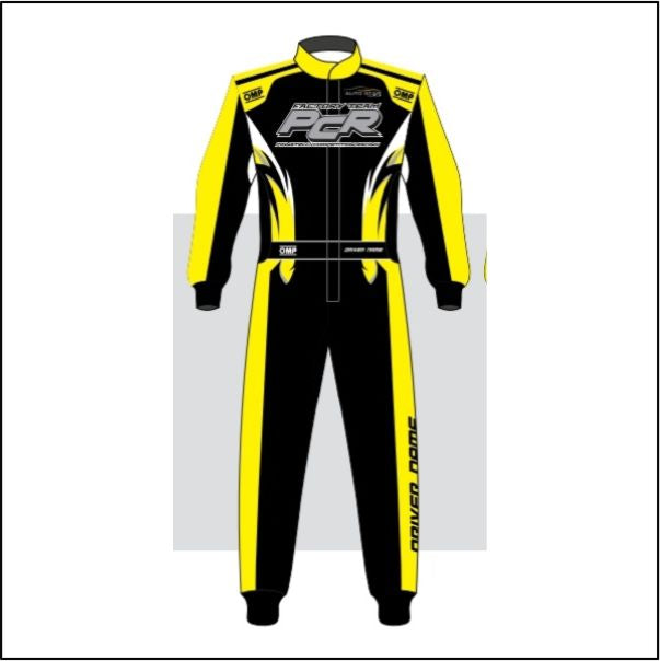 2025 PCR Kart Racing Suit yellow