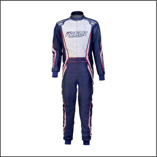 OMP Kosmic Kart Suit Blue - White