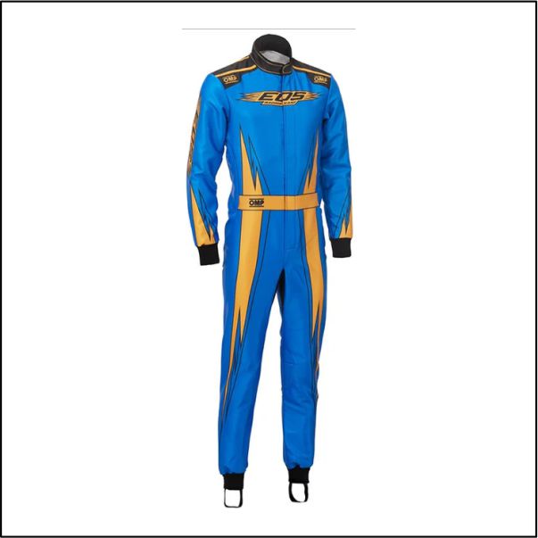 OMP EOS Kart Racing Suit Blue