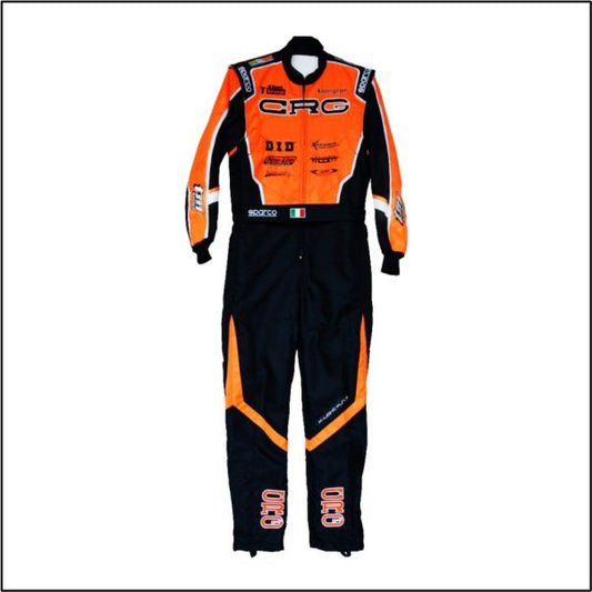 CRG Kart Team Suit Orange - Black