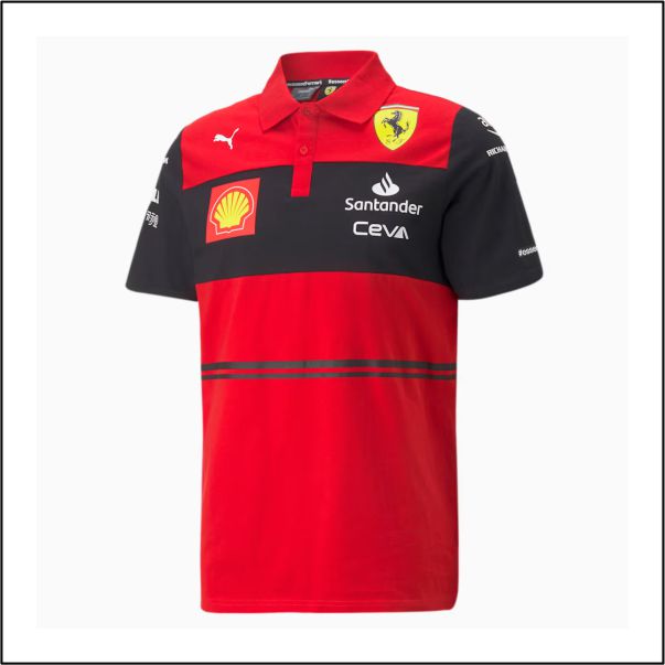 Scuderia Ferrari Team Men's Polo Shirt