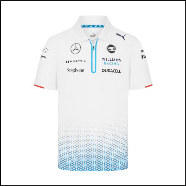 Williams Racing 2024 Team Polo Shirt - White