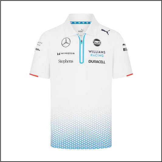 Williams Racing 2024 Team Polo Shirt - White