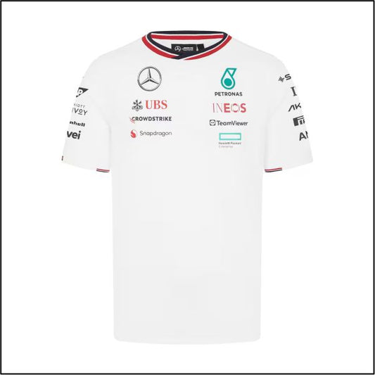 Mercedes AMG Petronas F1 2024 Team Driver T-Shirt - White