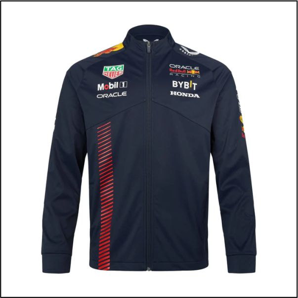 2023 F1 Red Bull Team Soft Shell Jacket- Navy