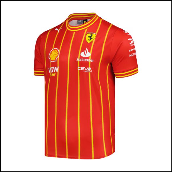 Scuderia Ferrari 2024 Team Charles Leclerc Soccer Jersey