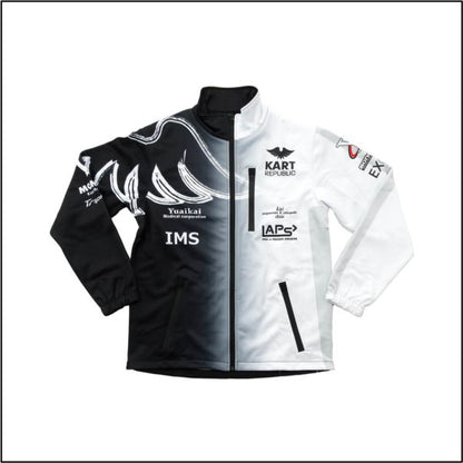 Republic Kart Racing Team Jacket White - Black