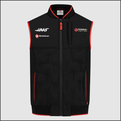 Haas Racing F1 2023 Men's Team Lightweight Vest - Black