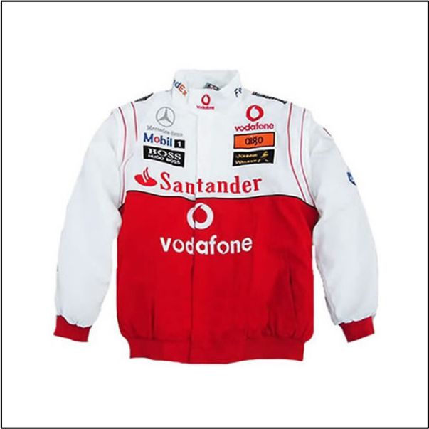 Mercedes Benz McLaren F1 Vintage jacket White