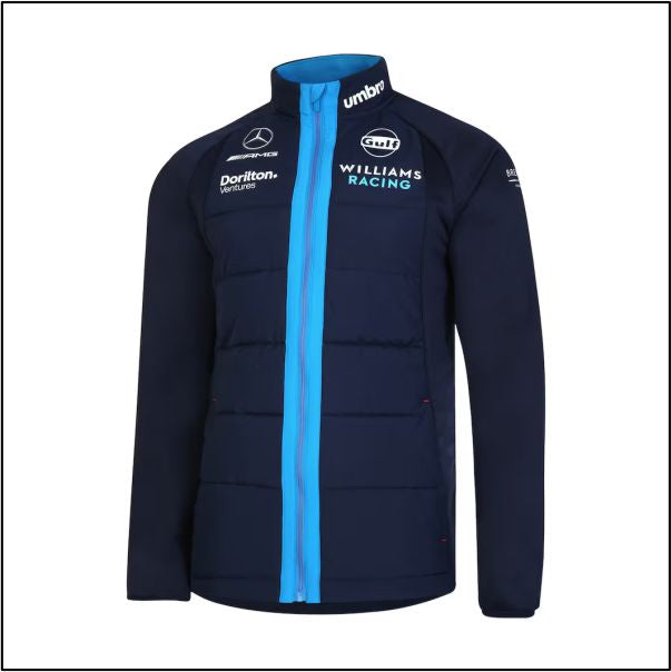 2023 F1 Williams Team Softshell Jacket Navy-Blue