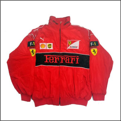 F1 Vintage Ferrari  Jacket Red