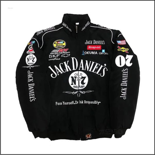 F1 Vintage Jack Daniels Jacket Black