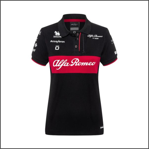 Alfa Romeo Sauber F1 Racing 2023 Women's Polo Shirt