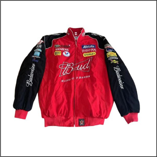 New Budweiser F1 Vintage Racing jacket Red