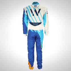 2021 George Russell OMP F1 Race Suit Blue