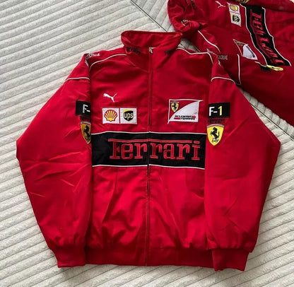 F1 Vintage Ferrari  Jacket Red