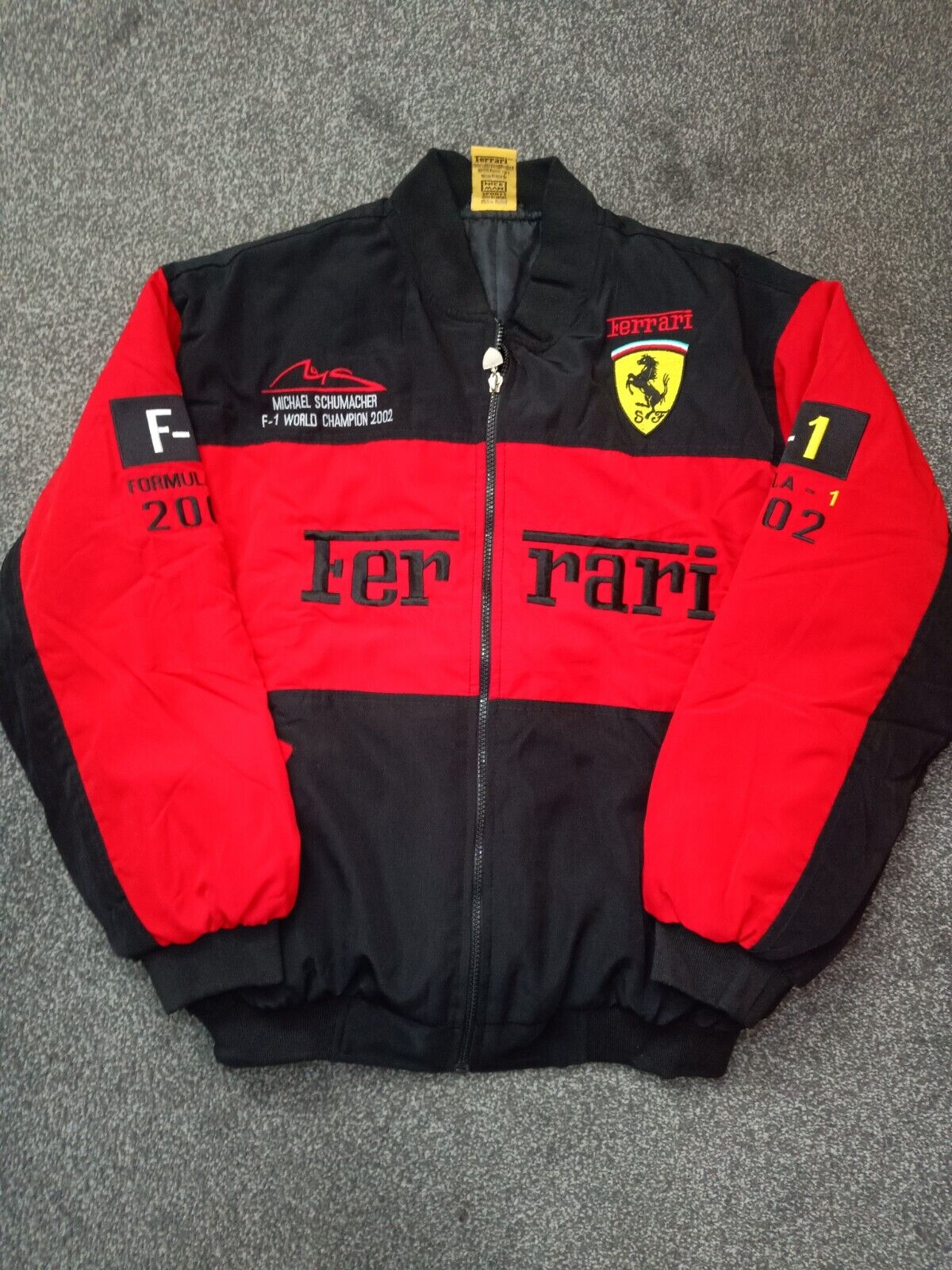 Michael Schumacher Ferrari F1 Vintage jacket Black