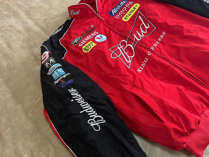 New Budweiser F1 Vintage Racing jacket Red