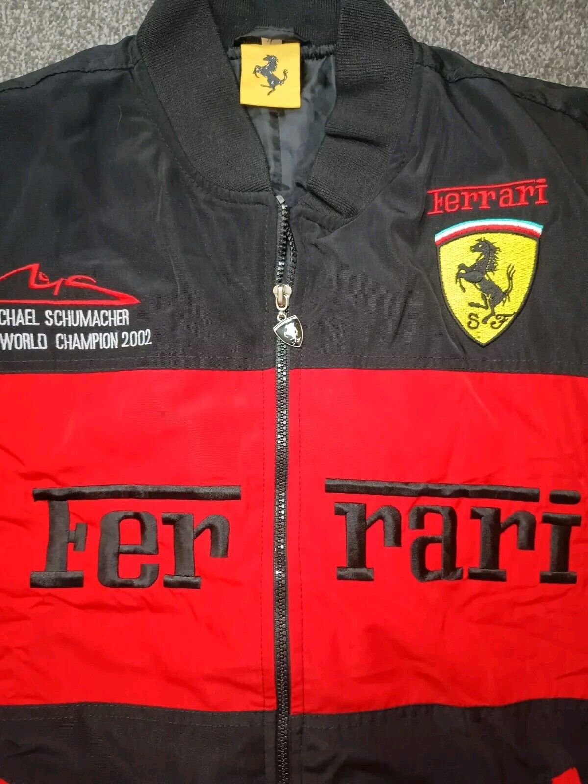 Michael Schumacher Ferrari F1 Vintage jacket Black