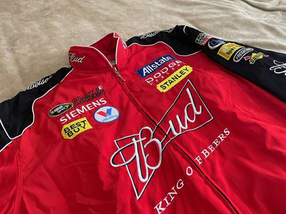 New Budweiser F1 Vintage Racing jacket Red