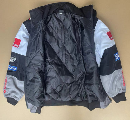 Mercedes Benz F1 Vintage jacket Black Gray