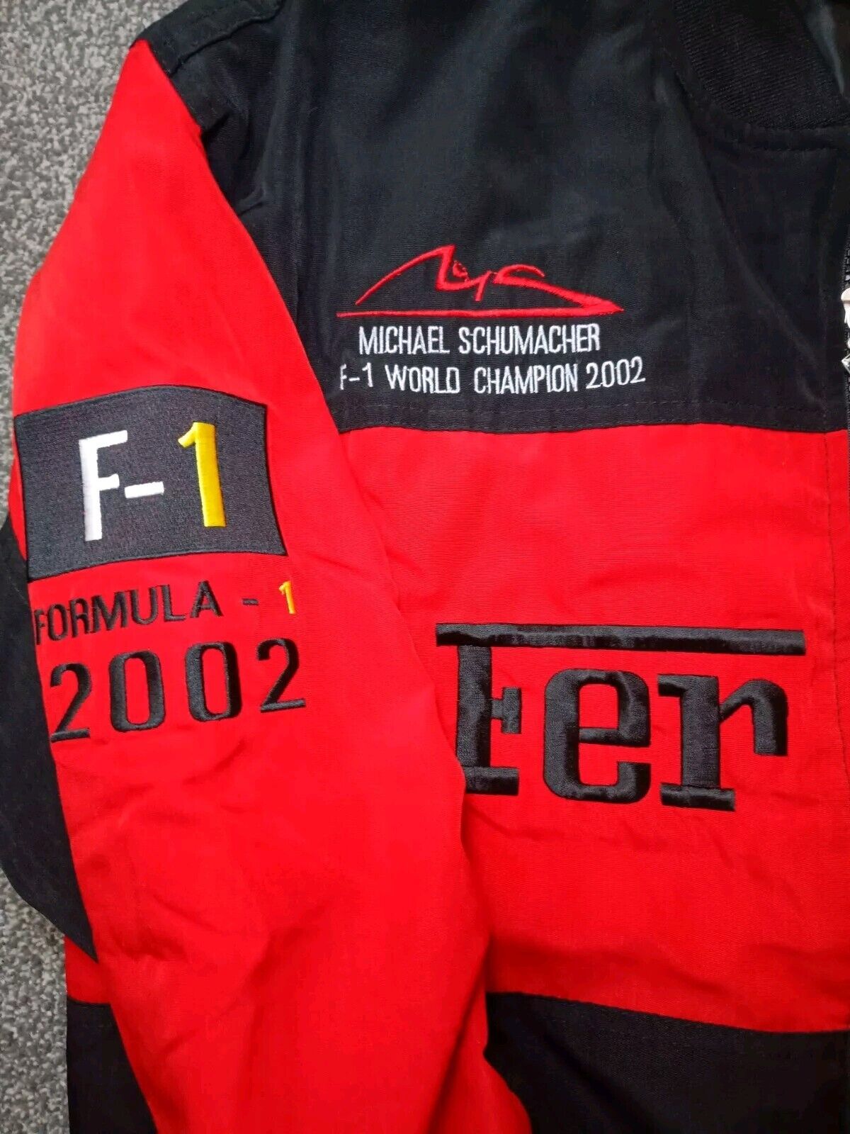 Michael Schumacher Ferrari F1 Vintage jacket Black