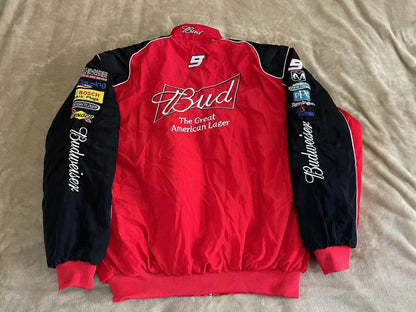 New Budweiser F1 Vintage Racing jacket Red