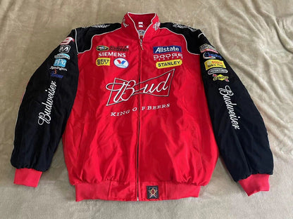 New Budweiser F1 Vintage Racing jacket Red