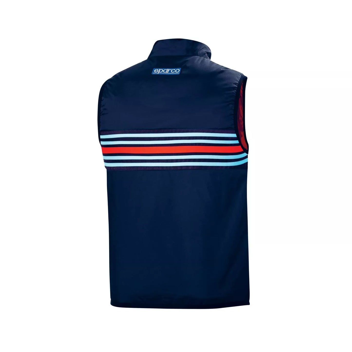 Sparco Martini Racing Striped Gilet Navy Blue