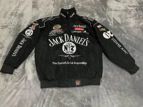 F1 Vintage Jack Daniels Jacket Black