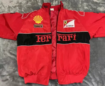 F1 Vintage Ferrari  Jacket Red