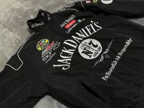 F1 Vintage Jack Daniels Jacket Black