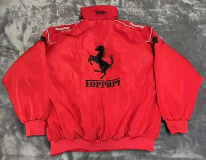 F1 Vintage Ferrari  Jacket Red