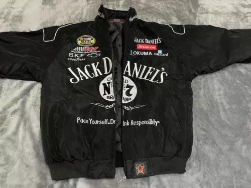 F1 Vintage Jack Daniels Jacket Black