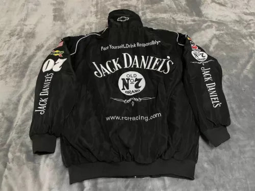 F1 Vintage Jack Daniels Jacket Black