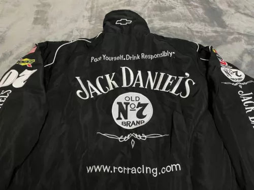 F1 Vintage Jack Daniels Jacket Black