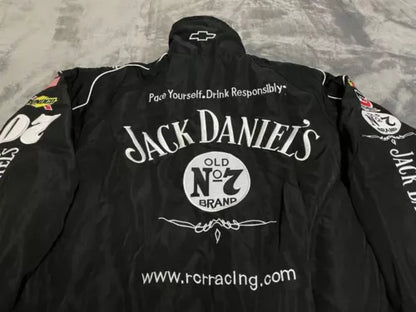 F1 Vintage Jack Daniels Jacket Black