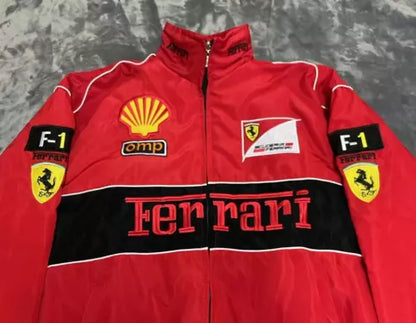 F1 Vintage Ferrari  Jacket Red